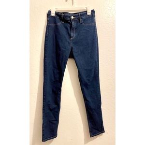 Skinny high waisted ankle denim jeans